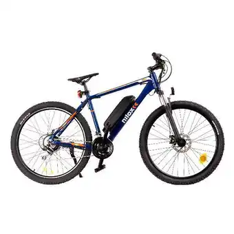 Decathlon Elektrische Fiets Nilox 30NXEB275VFM1V3 Zwart/Blauw aanbieding