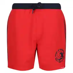 Decathlon Heren Bentham Zwemshort (Hoog risico Rood/Navy) aanbieding