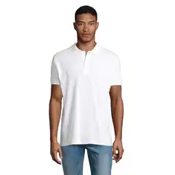 Decathlon Heren Planet Poloshirt (Wit) aanbieding