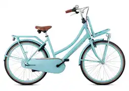 Decathlon Popal Daily Dutch Basic+ N3 - Kinder Transportfiets - 26 Inch - Mat Blauw aanbieding