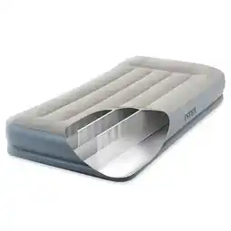 Decathlon Intex Pillow Rest Mid-Rise luchtbed - eenpersoons aanbieding