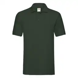 Decathlon Unisex Premium poloshirt voor volwassenen (Fles groen) aanbieding