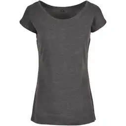 Decathlon Dames Tshirt met wijde hals (Houtskool) aanbieding