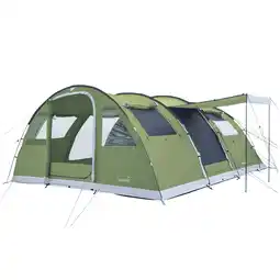 Decathlon Tunneltent Gotland 6 Protect - 6 personen - Familietent - ingenaaide tentbodem aanbieding