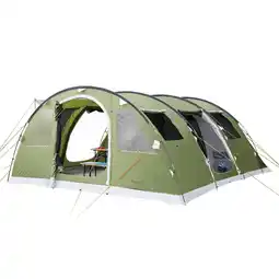 Decathlon Tunneltent Gotland 6 Protect - 6 personen - Familietent - ingenaaide tentbodem aanbieding