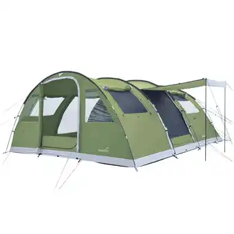 Decathlon Tunneltent Gotland 6 Protect - 6 personen - Familietent - ingenaaide tentbodem aanbieding