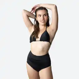 Decathlon Menstruatie bikini met hoge taille gematigde stroming Ecowoman aanbieding