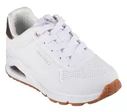 Decathlon SKECHERS Kinderen UNO GEN1 SHIMMER AWAY Sneakers Wit aanbieding