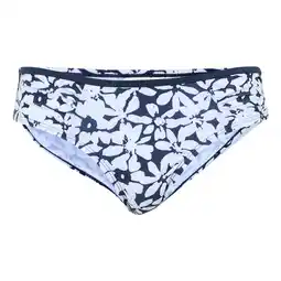 Decathlon Dames Aceana Groot Bloemig Bikinibroekje (Marine / Wit) aanbieding