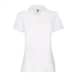 Decathlon Dames Premium 170 Poloshirt (Wit) aanbieding