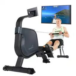 Decathlon Roeitrainer Njord - 16 weerstandsniveaus - Opvouwbaar - Bluetooth - Connected aanbieding