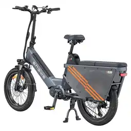 Decathlon ENGWE LE20 elektrische bakfiets met 250W middenmotor, 20 inch, 48V, 19,2Ah aanbieding
