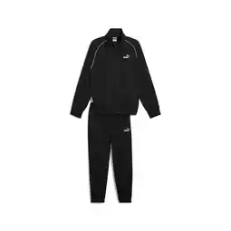 Decathlon Geweven trainingspak met biezen voor heren PUMA Black aanbieding