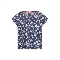 Decathlon Meisjes Josey Bloemen Tshirt (Blauwe toon) aanbieding