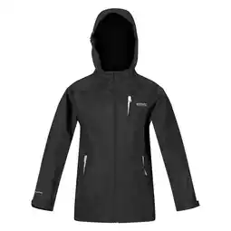 Decathlon Calderdale II Waterdichte Jas voor kinderen/Kinderen (Zwart) aanbieding