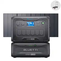 Decathlon BLUETTI AC300+B300K, 3000W noodbatterij+350W zonnepaneel, voor noodgevallen aanbieding