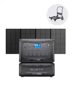 Decathlon BLUETTI AC300+B300K, 3000W noodbatterij+350W zonnepaneel, voor noodgevallen aanbieding
