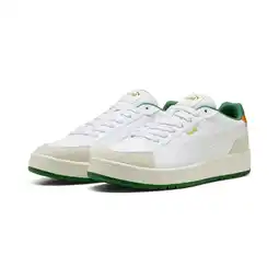 Decathlon Court Classico Sport sneakers, uniseks PUMA Warm White Archive Green aanbieding
