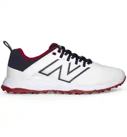 Decathlon Chaussures de golf New Balance Fresh Foam Contend V2 2024 pour hommes, blanc/mar aanbieding