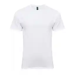 Decathlon Katoenen lichtgewicht Tshirt voor volwassenen (Wit) aanbieding