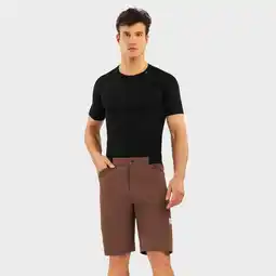 Decathlon Heren Wielrennen gravel shorts Valley SIROKO Bruin aanbieding