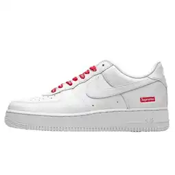 Decathlon Schoenen Air Force 1 Low White Supreme aanbieding