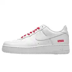Decathlon Schoenen Air Force 1 Low White Supreme aanbieding