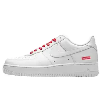 Decathlon Schoenen Air Force 1 Low White Supreme aanbieding