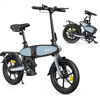 Decathlon DYU C2 elektrische fiets 16 inch 250W 48V 7,5Ah accu aanbieding