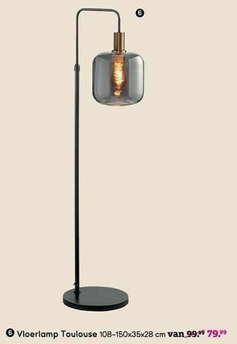 Leen Bakker Vloerlamp toulouse aanbieding