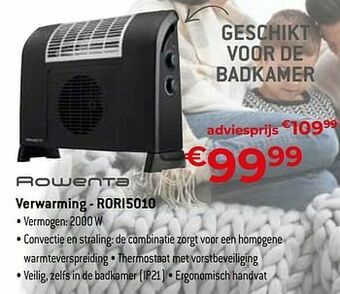 Rowenta verwarming - rori5010