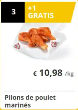 Renmans Pilons de poulet marinés aanbieding
