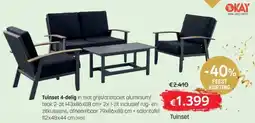 BE-Okay Tuinset 4 delig aanbieding