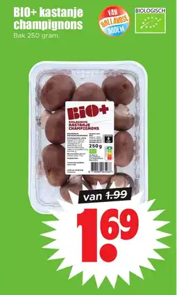 Dirk BIO+ kastanje champignons aanbieding