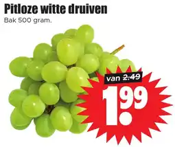 Dirk Pitloze witte druiven aanbieding
