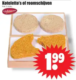 Dirk Koteletto's of roomschijven aanbieding