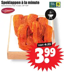 Dirk Speklappen à la minute aanbieding