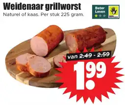 Dirk Weidenaar grillworst aanbieding