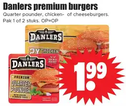 Dirk Danlers premium burgers aanbieding