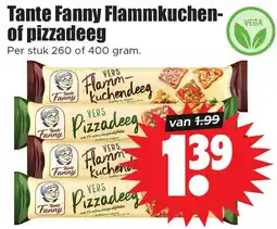 Dirk Tante Fanny Flammkuchen of pizzadeeg aanbieding