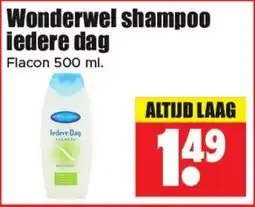 Dirk Wonderwel shampoo iedere dag aanbieding