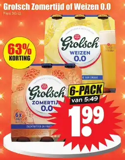 Dirk Grolsch Zomertijd of Weizen 0.0 aanbieding