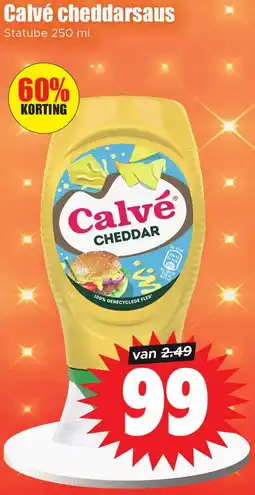 Dirk Calvé cheddarsaus aanbieding