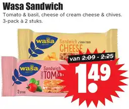 Dirk Wasa Sandwich aanbieding