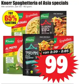 Dirk Knorr Spaghetteria of Asia specials aanbieding