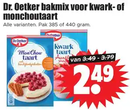 Dirk Dr. Oetker bakmix voor kwark-of monchoutaart aanbieding