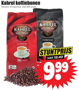 Dirk Kahrel koffiebonen aanbieding