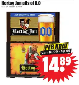 Dirk Hertog Jan pils of 0.0 aanbieding