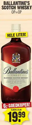 Dirk Ballantine's scotch whisky aanbieding