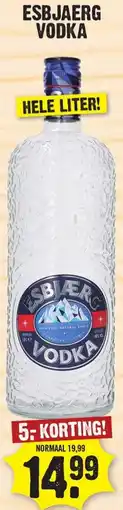 Dirk Esbjaerg vodka aanbieding